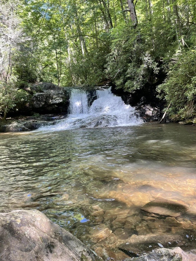 A North Georgia waterfall near Misty Mountain